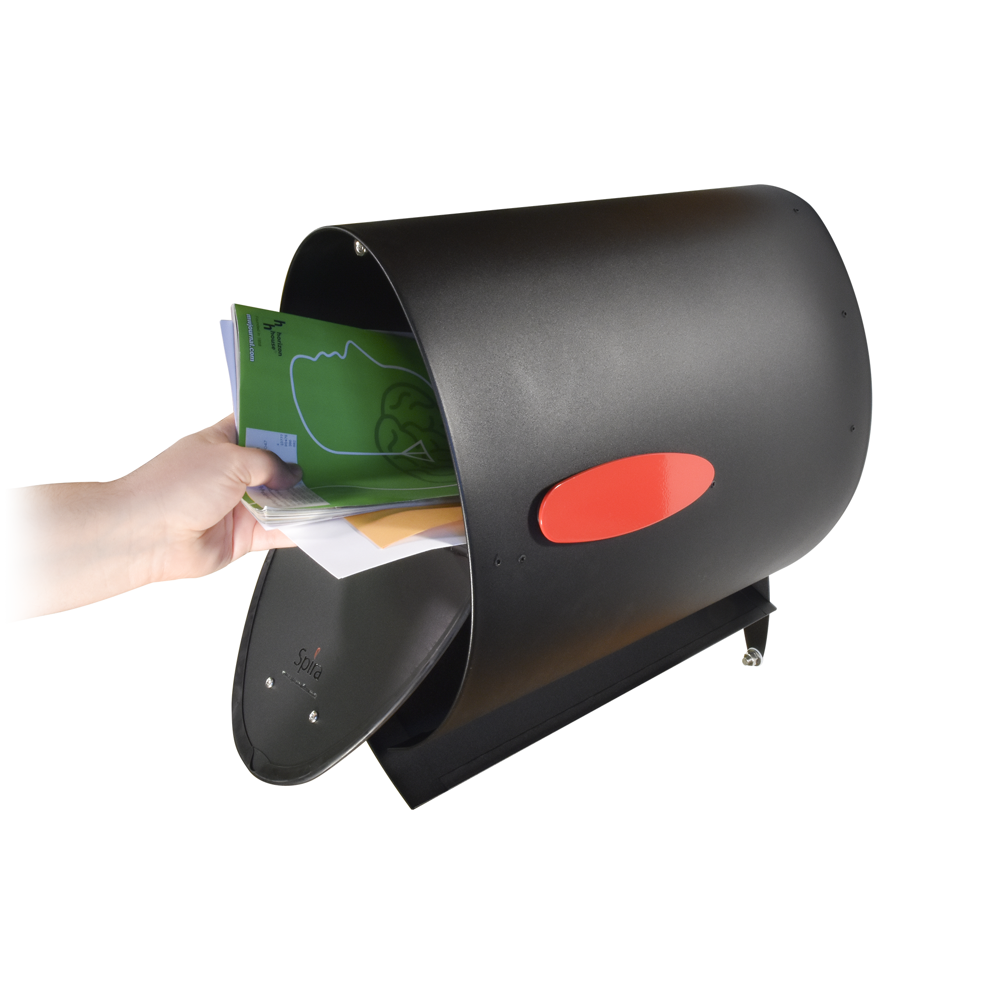 SPA-M001BLK Spira Large Mailbox with Bin.  ON SALE NOW!