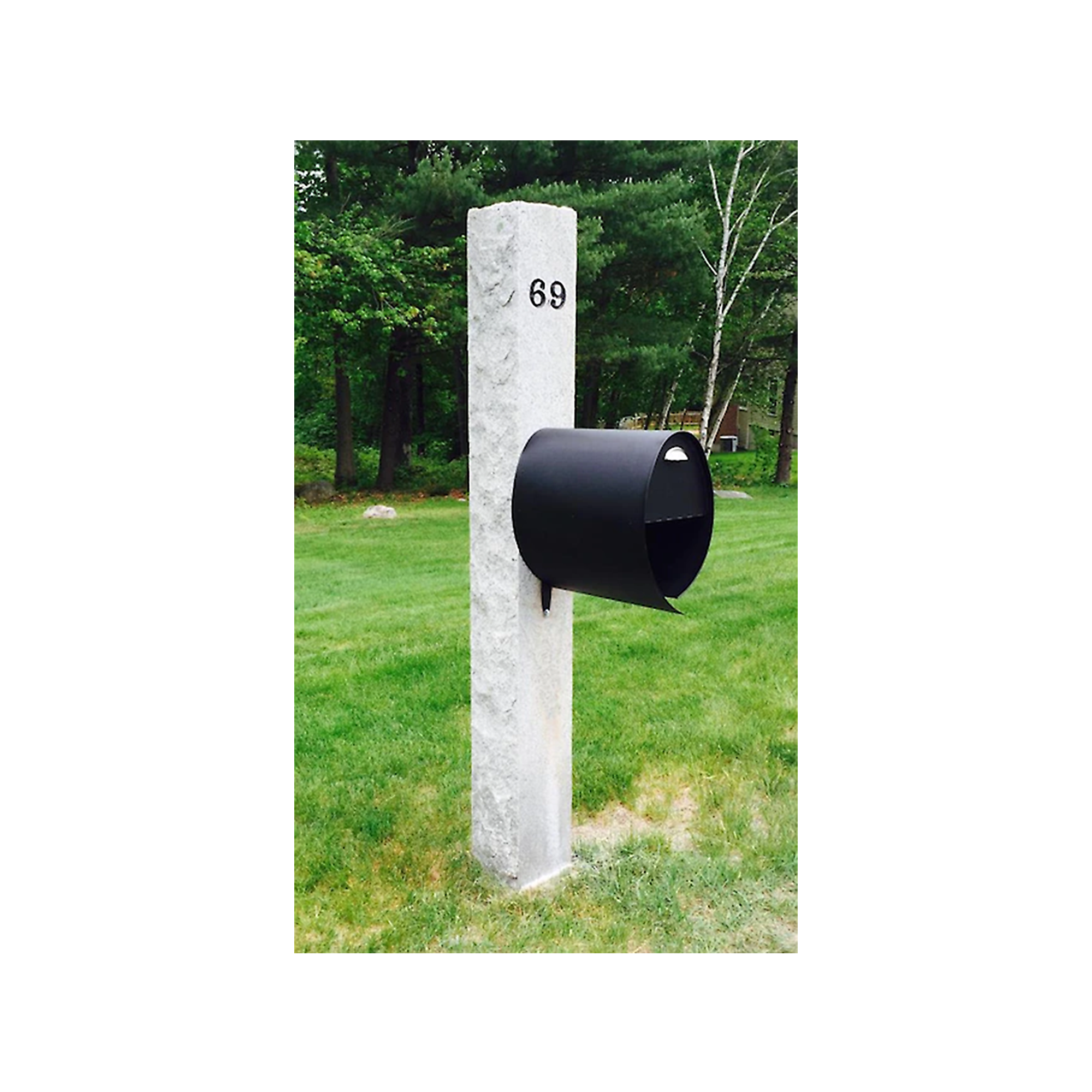 SPA-M001BLK Spira Large Mailbox with Bin.  ON SALE NOW!
