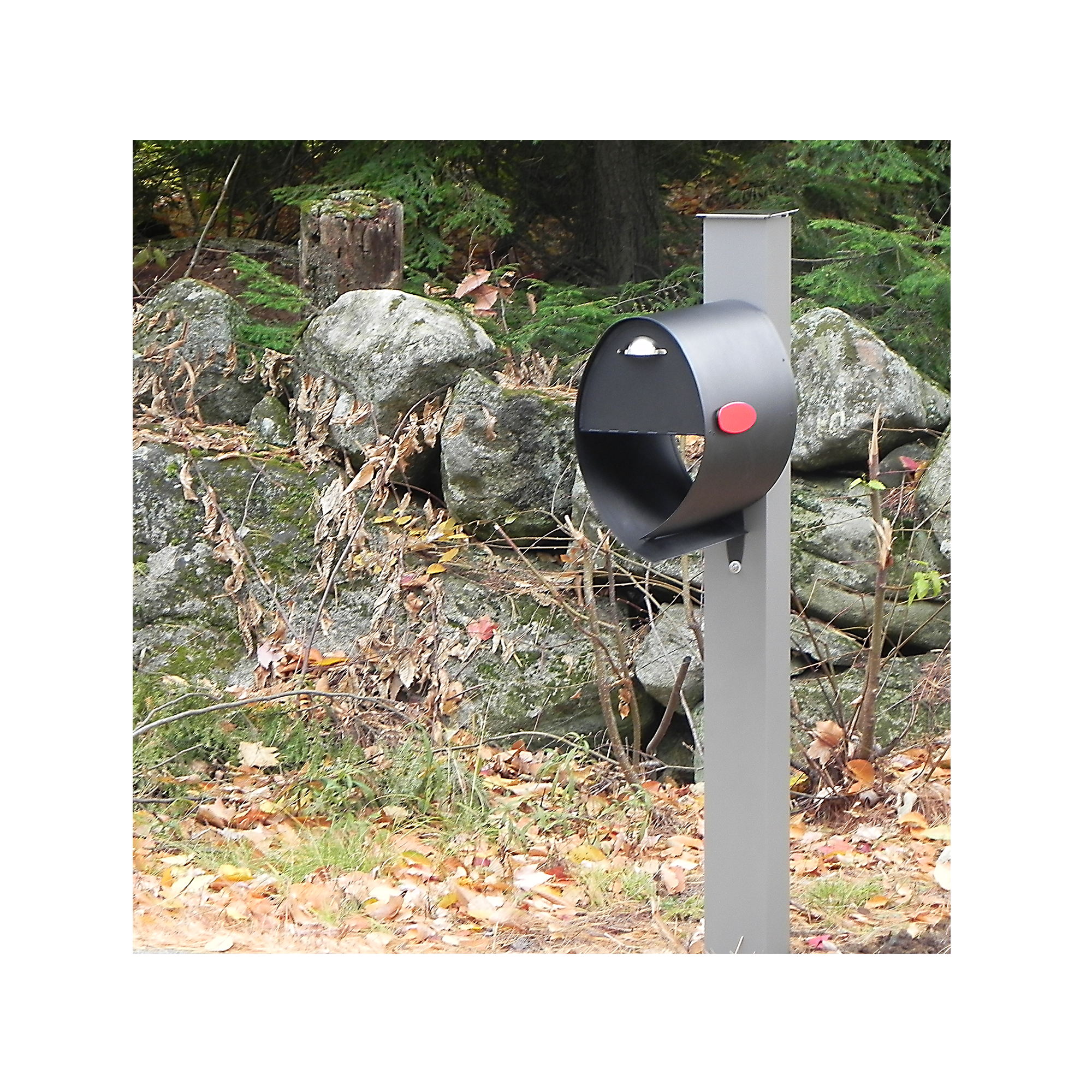 SPA-M001BLK Spira Large Mailbox with Bin.  ON SALE NOW!