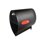 Scratch & Dent Sale: Spira Large Mailbox with Bin Matte Black SPA-M001D10
