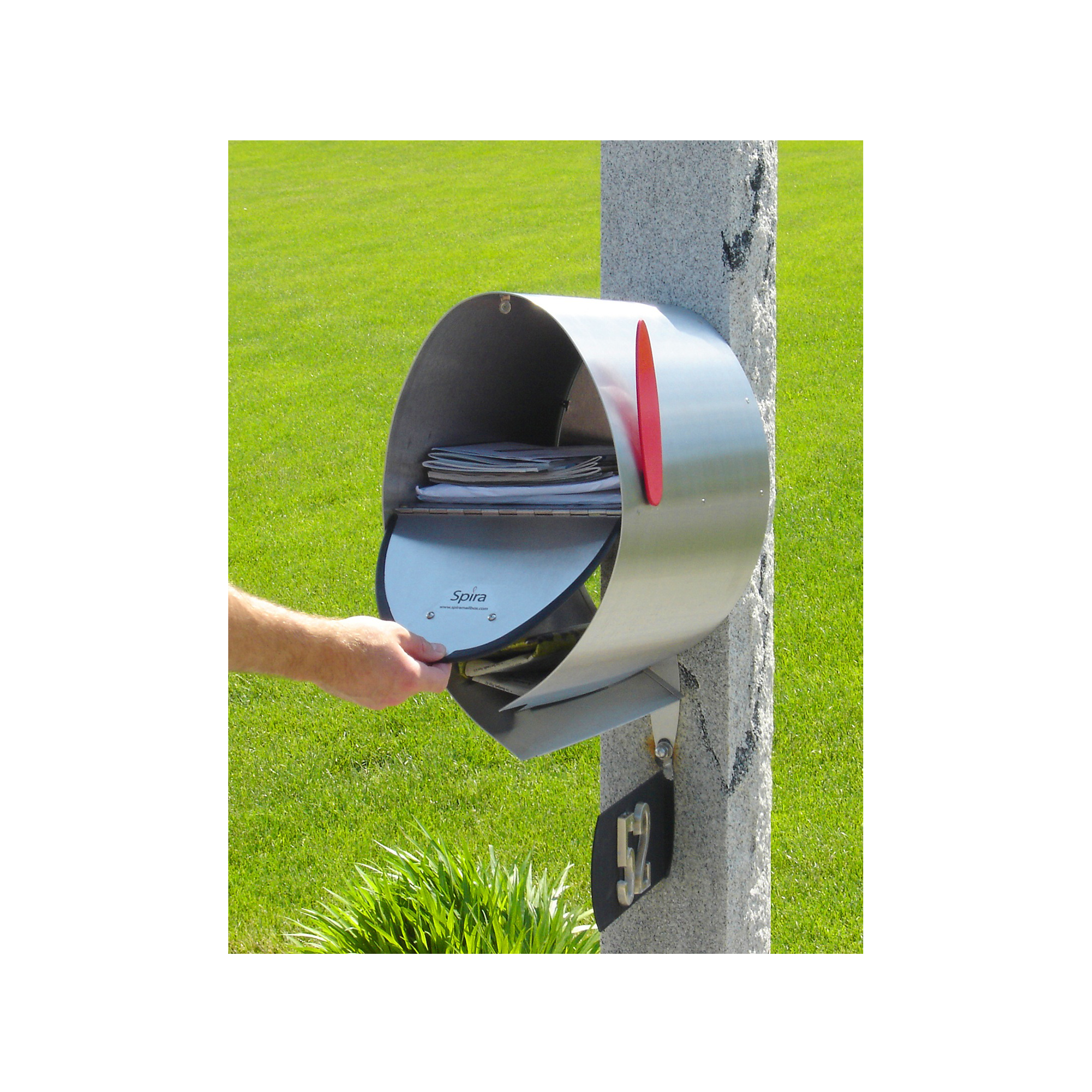 SPA-M001SS Spira Large Mailbox with Bin. ON SALE NOW!
